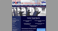 Desktop Screenshot of centertargetsports.com